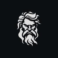 ai genererad zeus logotyp design vektor illustration