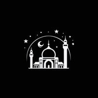 ai generiert Moschee Logo Design mit islamisch kreativ Konzept Vektor