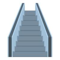 tunnelbana modern rulltrappa ikon tecknad serie vektor. fordon passagerare vektor