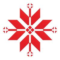 blomma Vitryssland symbol ikon tecknad serie vektor. planet Diagram vektor