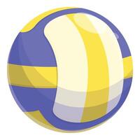 Volleyball Ball Symbol Karikatur Vektor. Strand Sport vektor