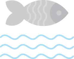 Fisch eben Licht Symbol vektor