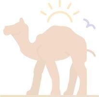 Kamel eben Licht Symbol vektor
