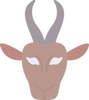 Gazelle eben Licht Symbol vektor