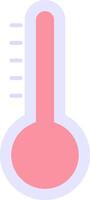 temperatur platt ljus ikon vektor