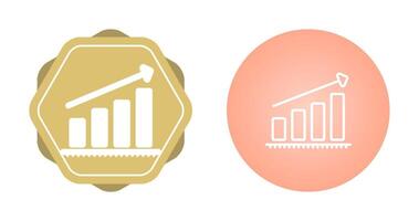 Diagramm zunehmend Vektor Symbol