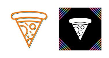 Pizza-Vektor-Symbol vektor