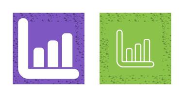 Diagramm Histogramm Vektor Symbol