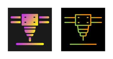 Laser- Schneiden Maschine Vektor Symbol