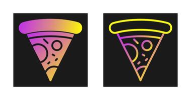 Pizza-Vektor-Symbol vektor