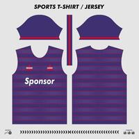 Vektor T-Shirt Sport Design, Sublimation Jersey