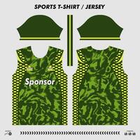 vektor t-shirt sport design, sublimering jersey