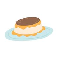 Filipino Dessert leche Torte Illustration vektor