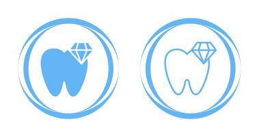 vit tänder vektor ikon