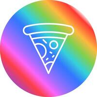 Pizza-Vektor-Symbol vektor