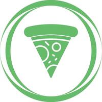 Pizza-Vektor-Symbol vektor