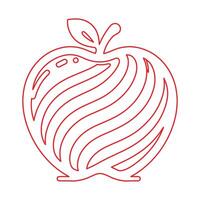 Apfel Vektor Symbol. Apfel Symbol Satz. Apfel Symbole zum Ihre Netz Design. Symbol Logo, Anwendung, ui. Apfel Symbol Vektor Illustration