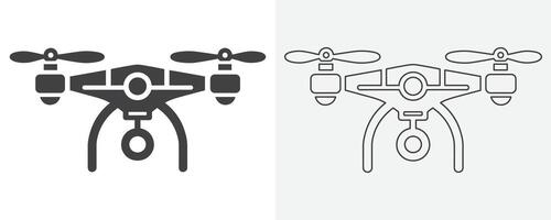 Drohne schwarz Symbol. Vektor Drohne Symbol schwarz Design. Drohne Symbol Symbol Design Drohne Symbol oder Logo isoliert Zeichen Symbol Vektor Illustration schwarz Drohne auf Weiß Hintergrund Vektor Kunst