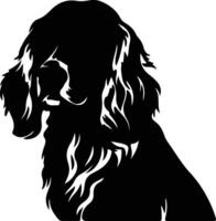 Boykin Spaniel schwarz Silhouette vektor