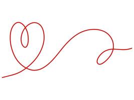 valentines hjärta linje konst bakgrund vektor