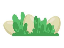 Ostern Ei im Grün Gras Illustration vektor