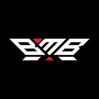 bmb Brief Logo Vektor Design, bmb einfach und modern Logo. bmb luxuriös Alphabet Design