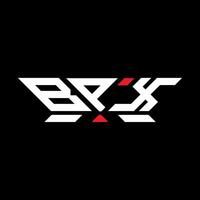 bpx Brief Logo Vektor Design, bpx einfach und modern Logo. bpx luxuriös Alphabet Design