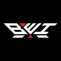bwi Brief Logo Vektor Design, bwi einfach und modern Logo. bwi luxuriös Alphabet Design