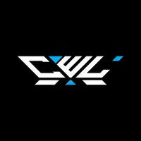 cwl brev logotyp vektor design, cwl enkel och modern logotyp. cwl lyxig alfabet design