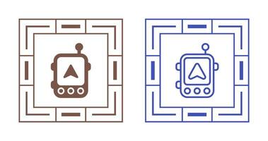 Geographisches Positionierungs System Navigation Gerät Vektor Symbol