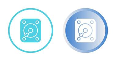 Vektorsymbol für externe Festplatte vektor