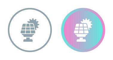 Vektorsymbol für Solarpanel vektor