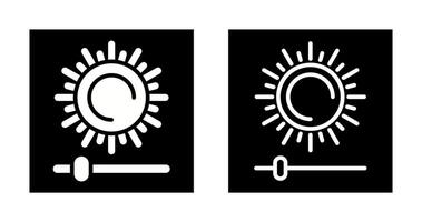 Helligkeit und Kontrast Vektor Symbol