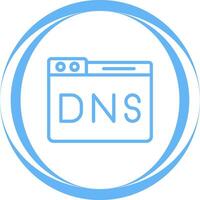 Domain DNS Verwaltung Vektor Symbol