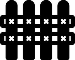 Zaun-Vektor-Symbol vektor