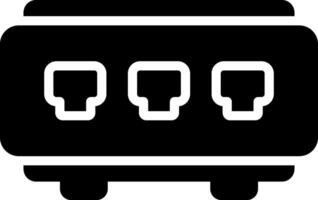 Netzwerk-Switch-Vektor-Symbol vektor