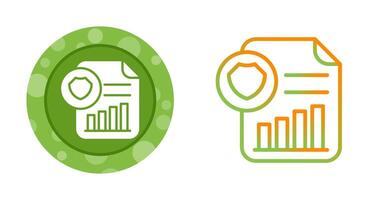 Integritet analys vektor ikon