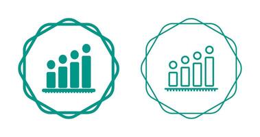 Balkendiagramm-Vektorsymbol vektor