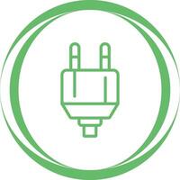 Plug-Vektor-Symbol vektor