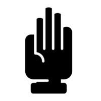 Hand-Vektor-Symbol vektor