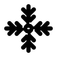 Schneeflocken-Vektor-Symbol vektor