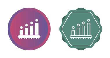 statistisk analys vektor ikon