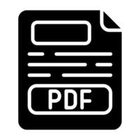 Pdf-Vektorsymbol vektor