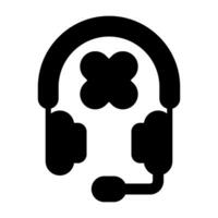 Musik- Kopfhörer Vektor Symbol