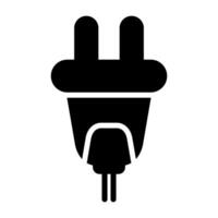 Plug-Vektor-Symbol vektor