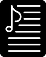 Musik- Wiedergabeliste Vektor Symbol