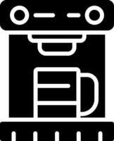 Vektorsymbol für Kaffeemaschine vektor