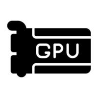 gpu vektor ikon