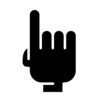 Hand-Vektor-Symbol vektor