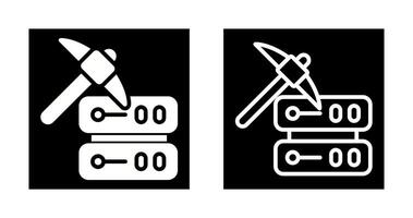 data mining vektor ikon